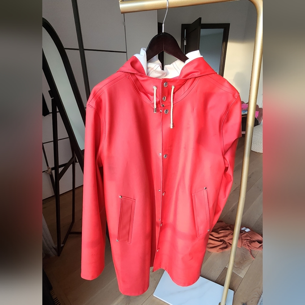 Stutterheim Red Raincoat Stockholm